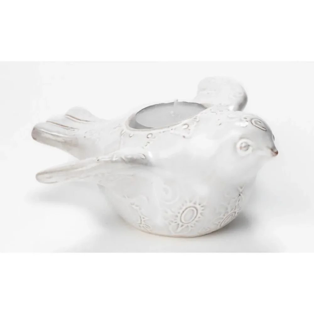 VIETRI Bellezza White Dove Votive / New